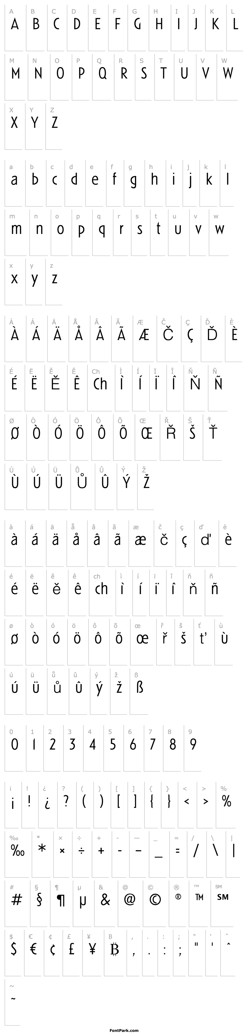 Overview Linotype Spitz Light