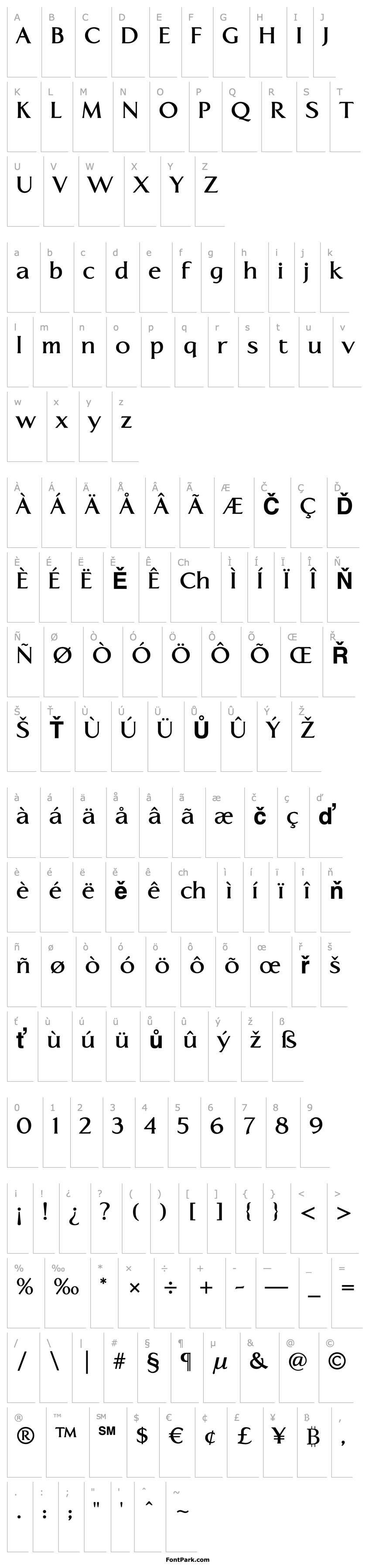 Overview LinotypeAperto Bold