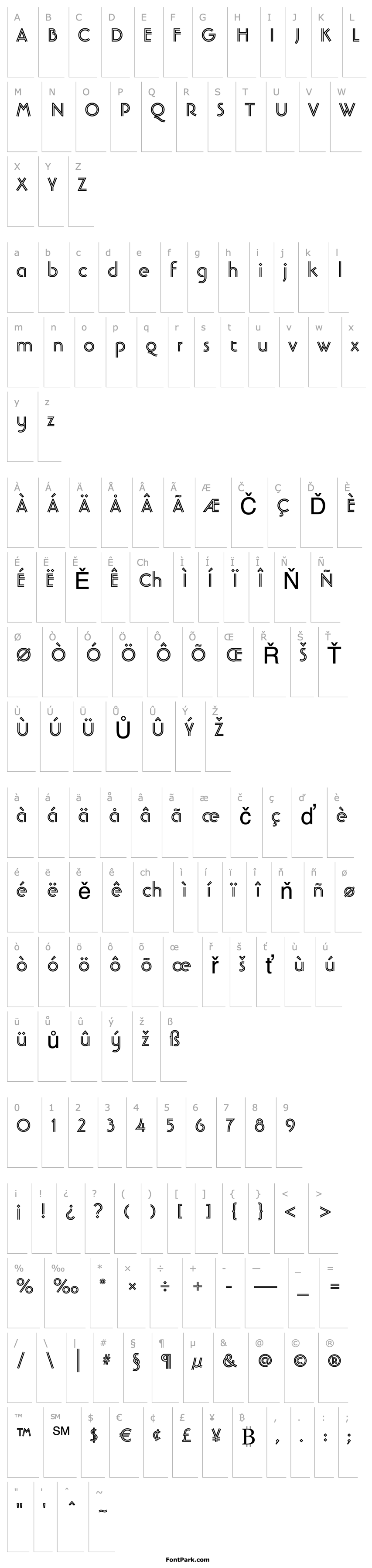 Přehled LinotypeBanjomanOpen Bold