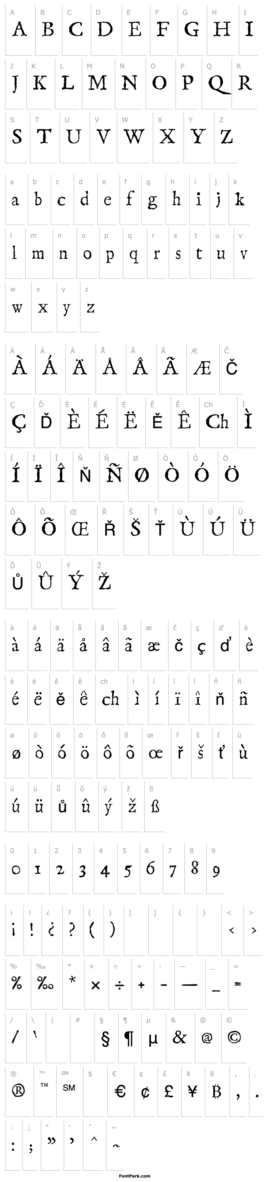 Overview LinotypeCompendio Regular