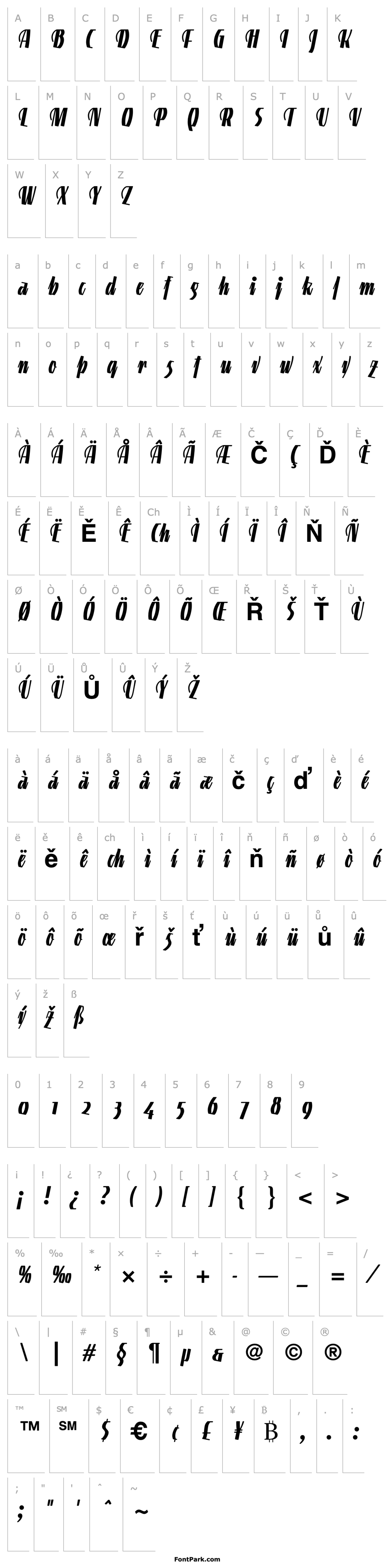 Přehled LinotypeGneisenauette BoldAlt