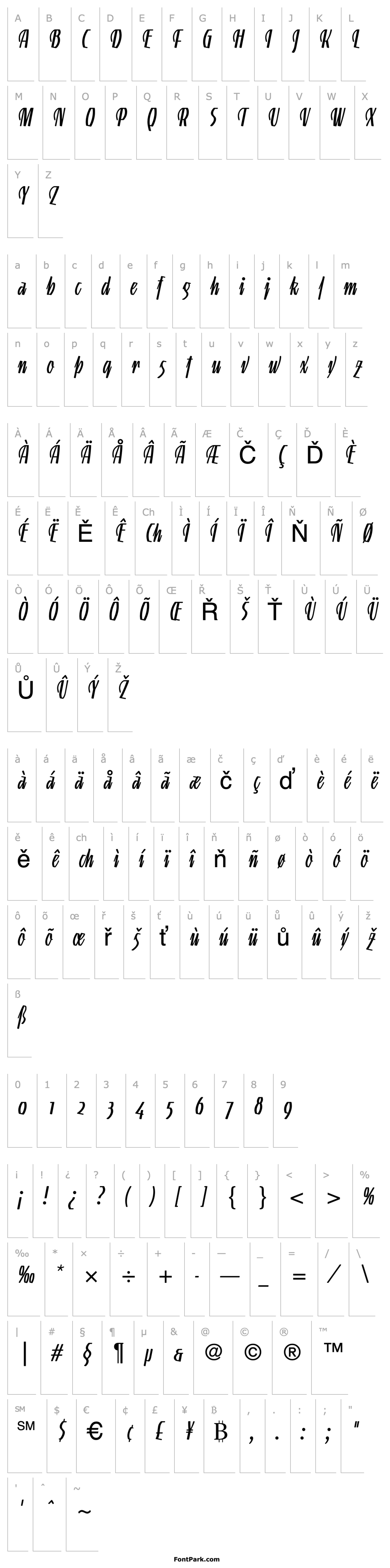 Přehled LinotypeGneisenauette LigAlt