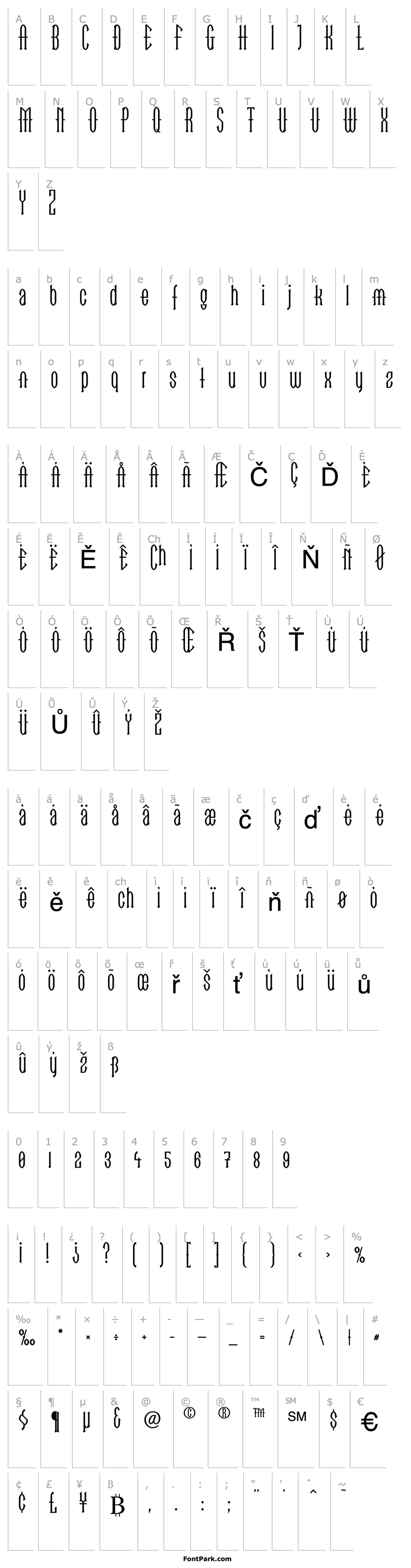 Přehled LinotypeGoTekk Medium