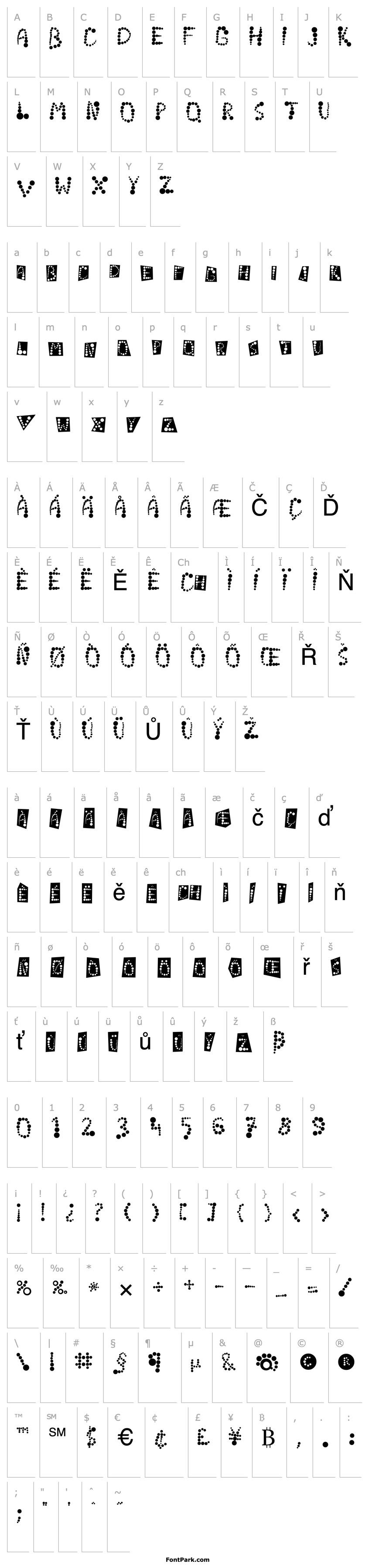 Overview LinotypeKropki