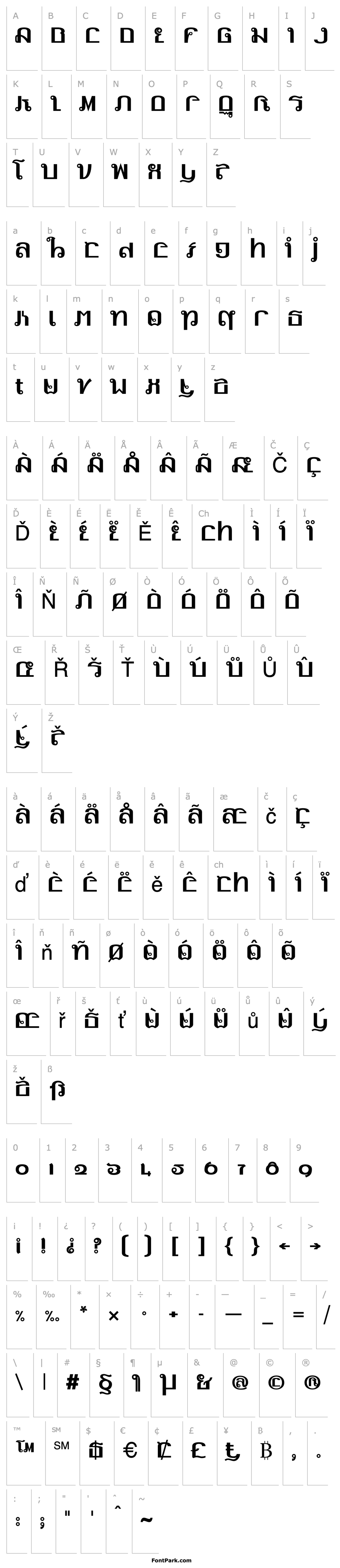 Overview LinotypeMhaiThaipe Face