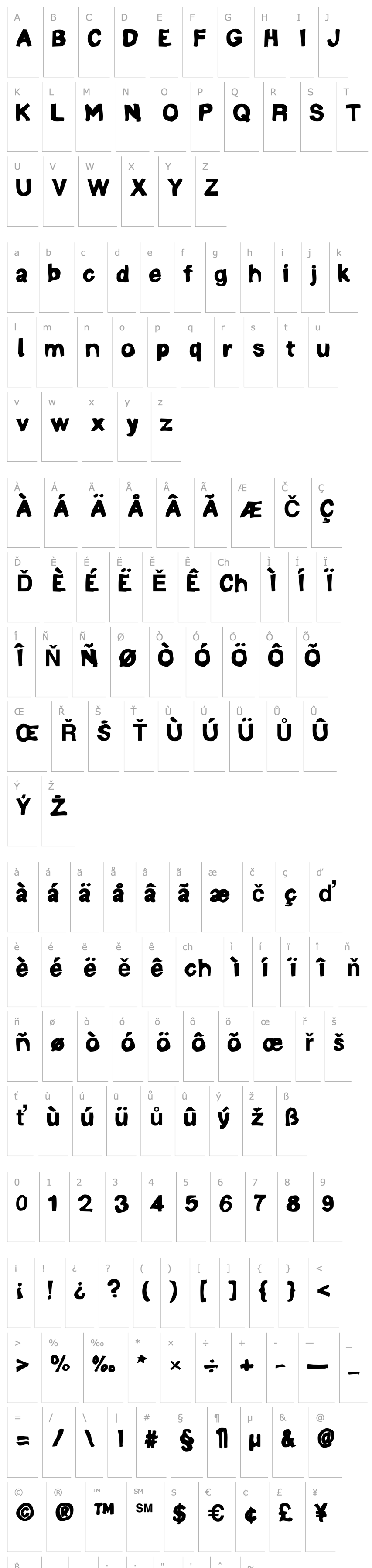 Overview LinotypeMineru Bold