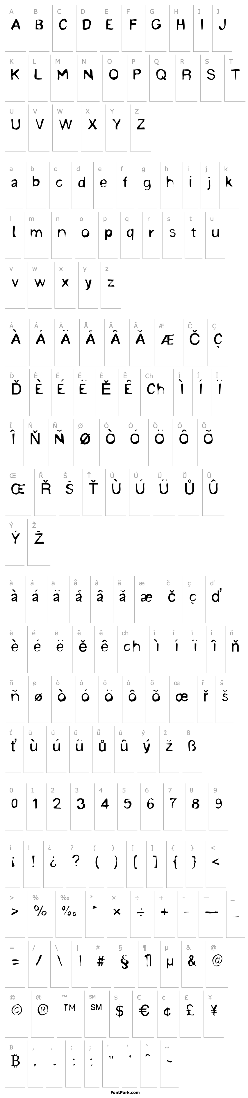 Overview LinotypeMineru Regular