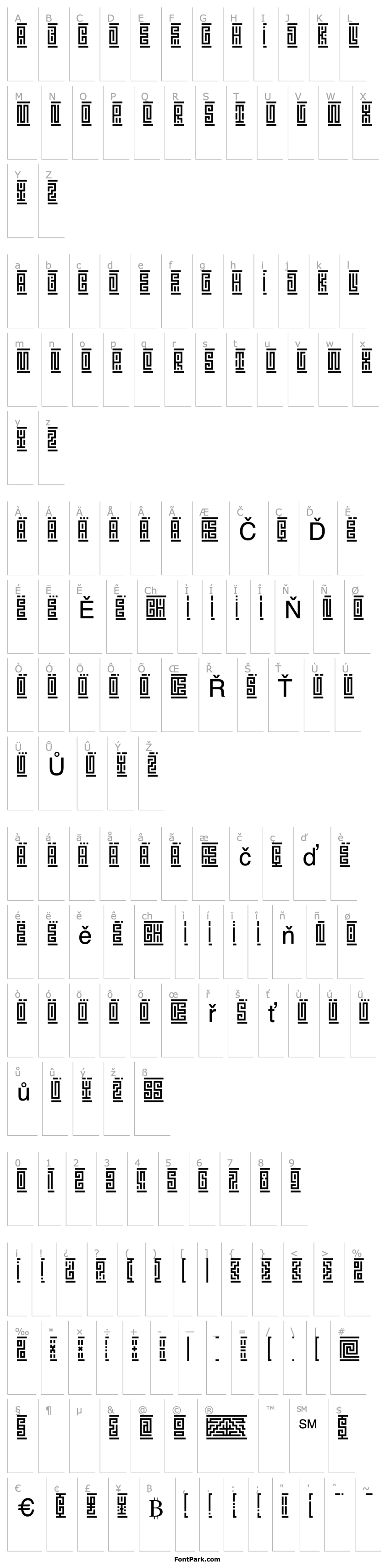 Overview LinotypeMinos