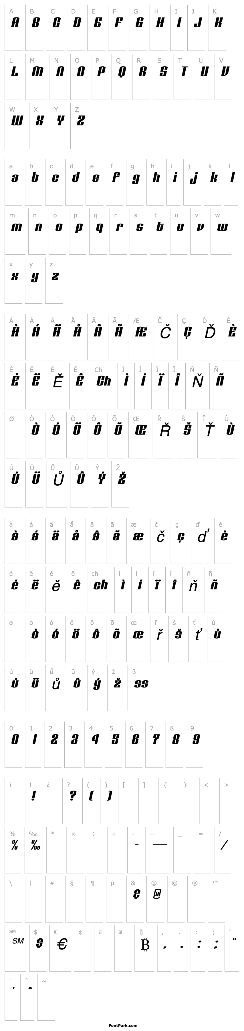 Overview LinotypeRory Oblique