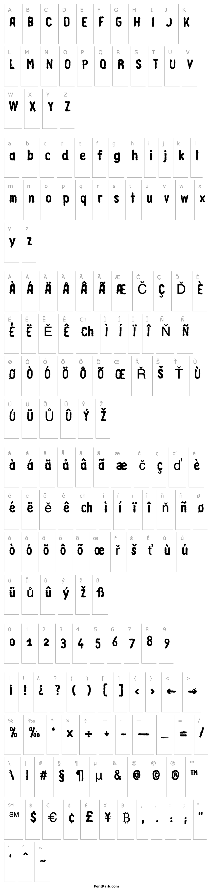 Overview LinotypeRussischBrot-EatText