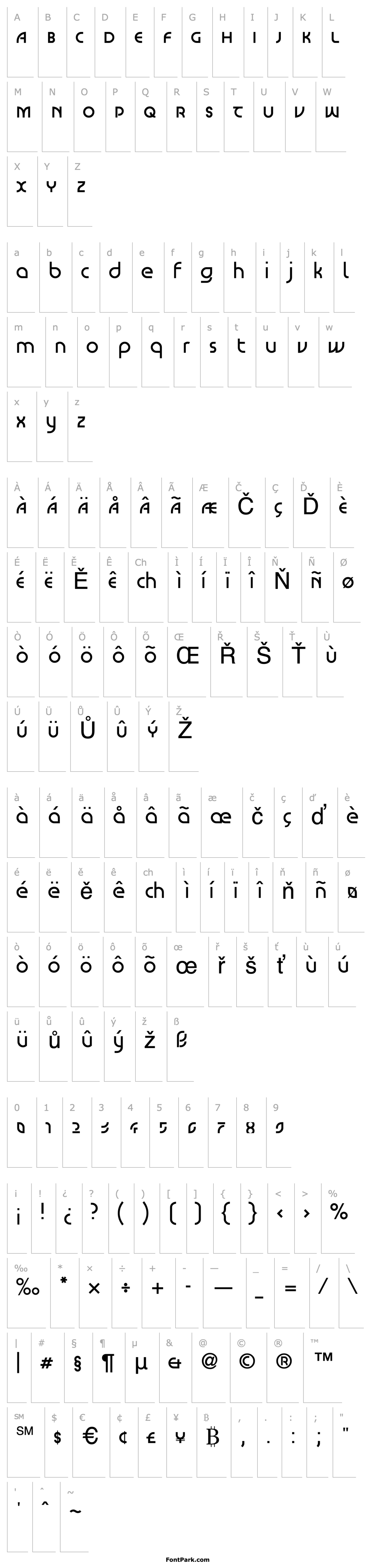 Overview LinotypeScott-Venus-Regular