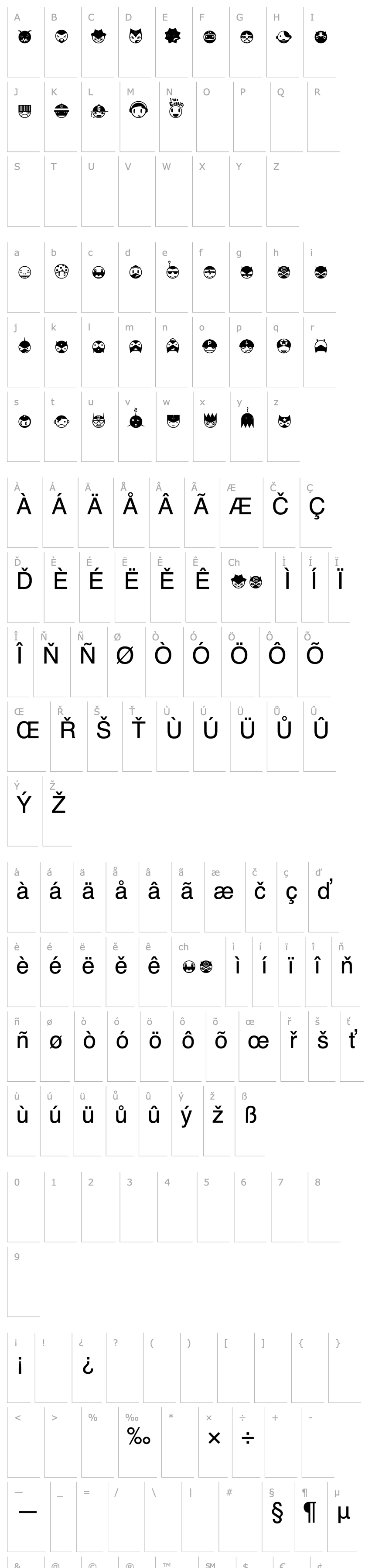 Overview LinotypeSpaceBalls