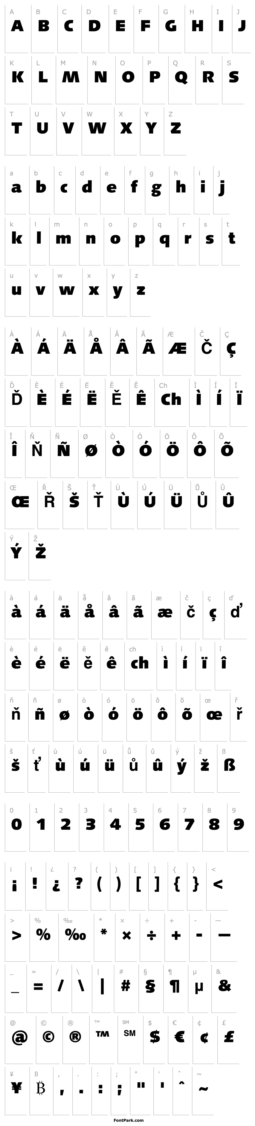 Overview LinotypeSyntax-Black