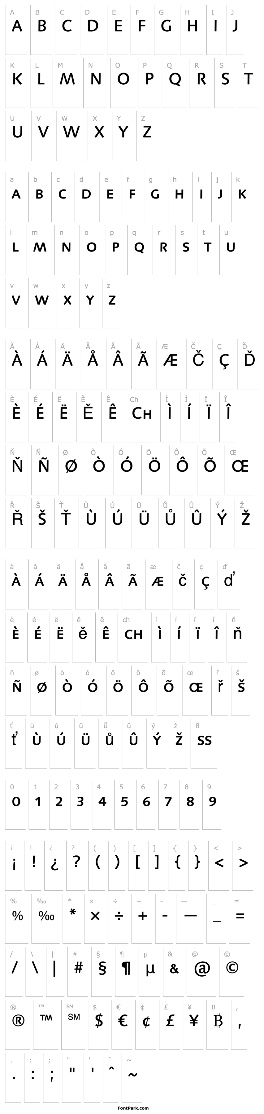 Overview LinotypeSyntaxSC-Medium