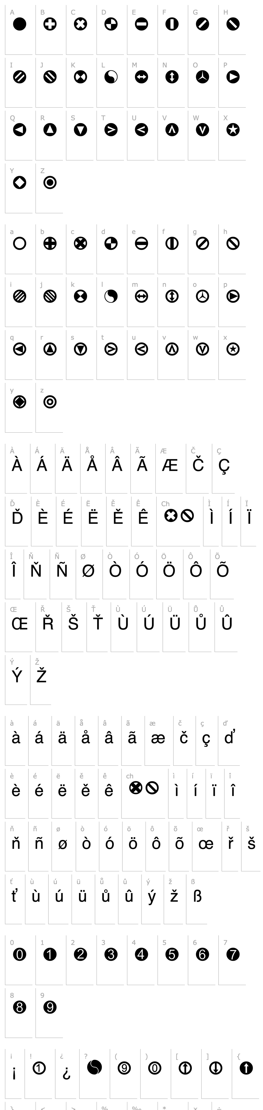 Přehled LinotypeTapestryCircle