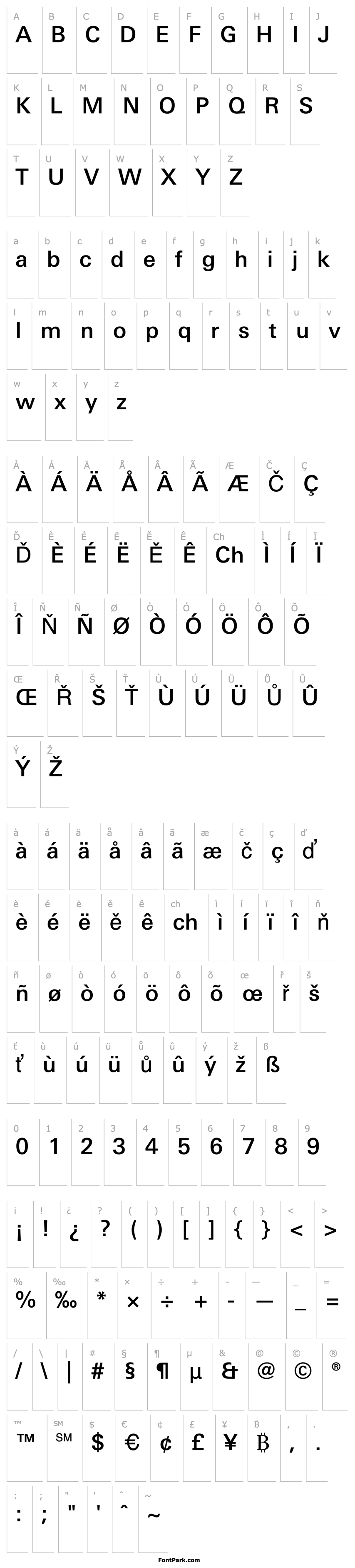 Přehled LinotypeUnivers-BasicMedium