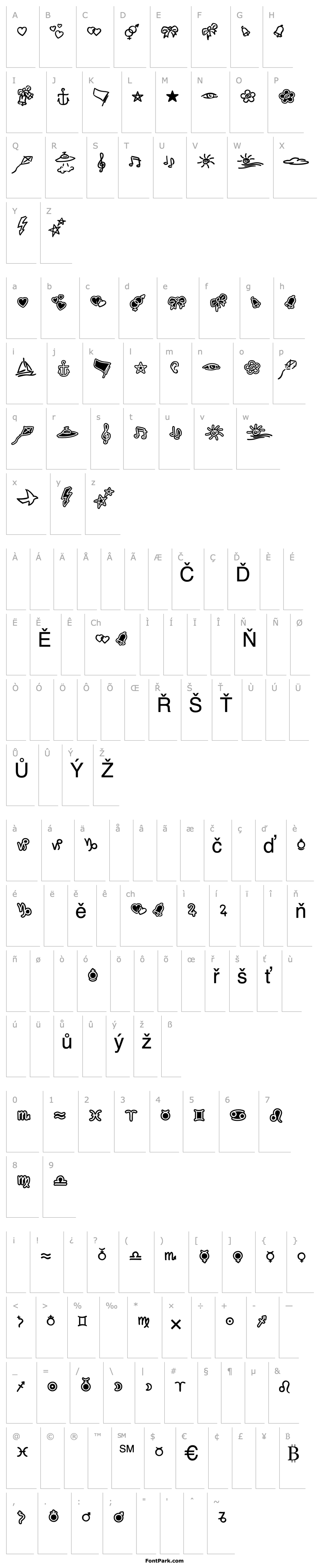 Přehled LinotypeZigibacks Two