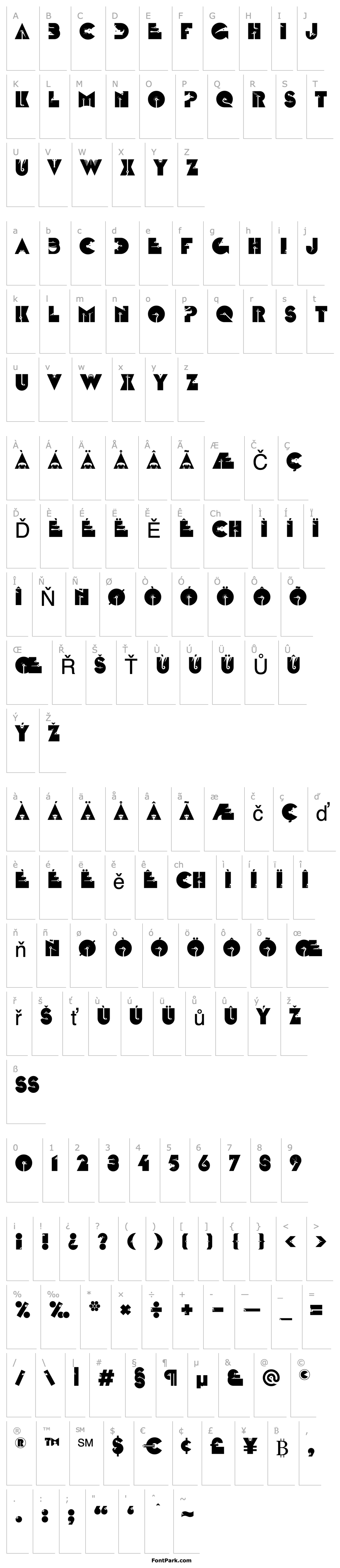 Přehled LinotypeZootype Alternate