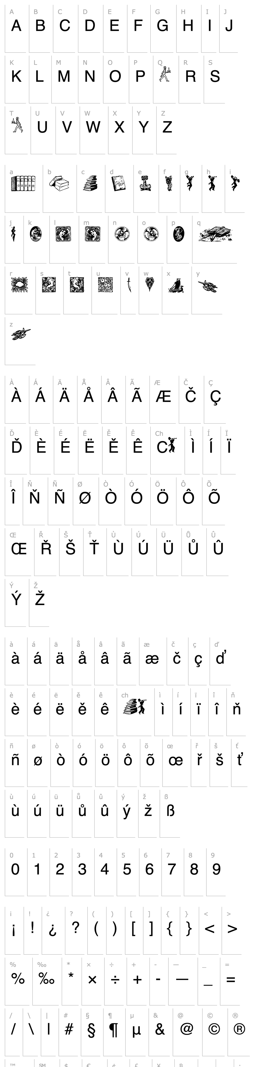 Overview Listemagerens Ny Dingbats