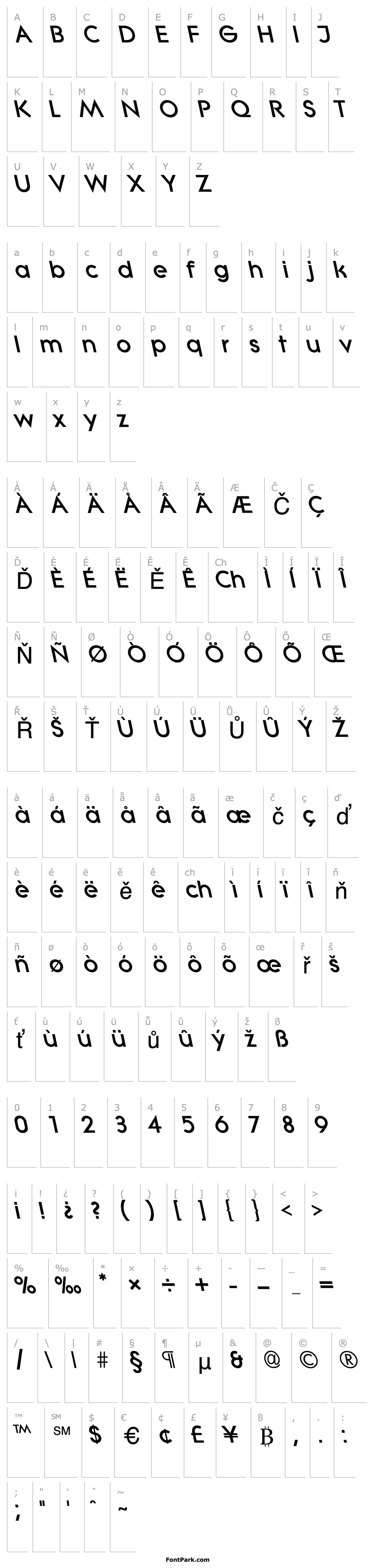 Overview LitheLeftyExtrabold Regular