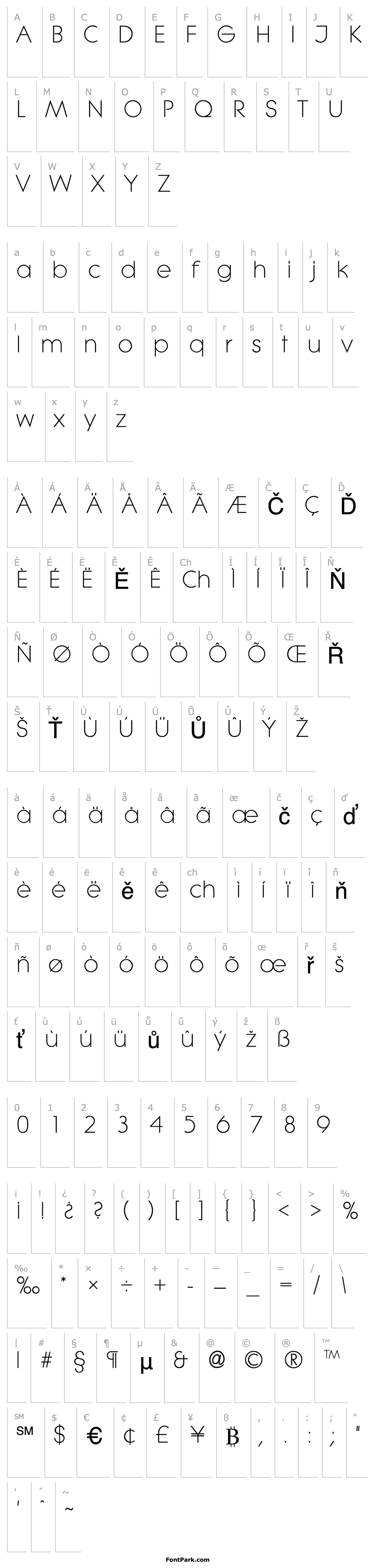 Overview LitheLight Regular