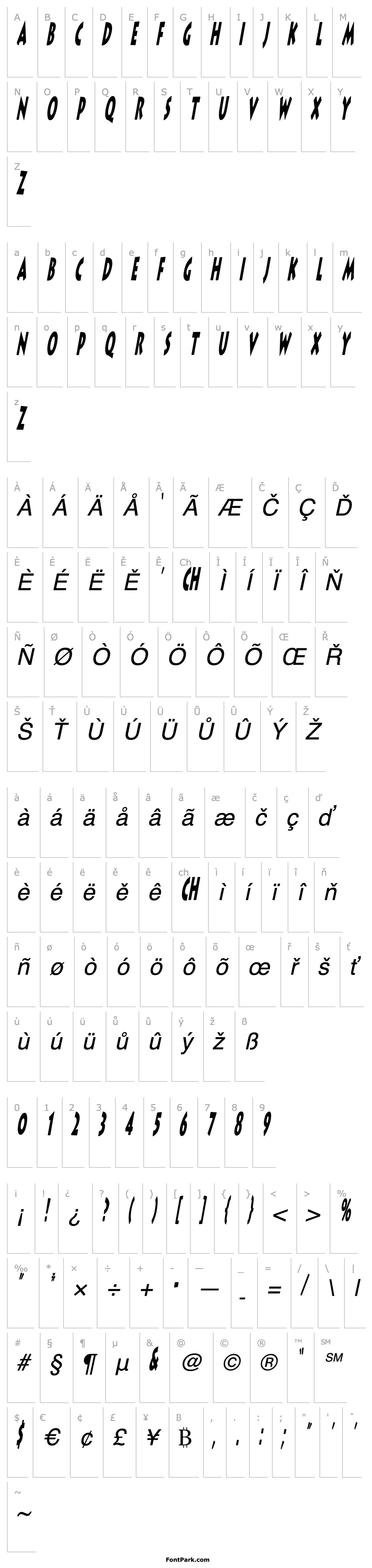 Overview LithoComix Italic