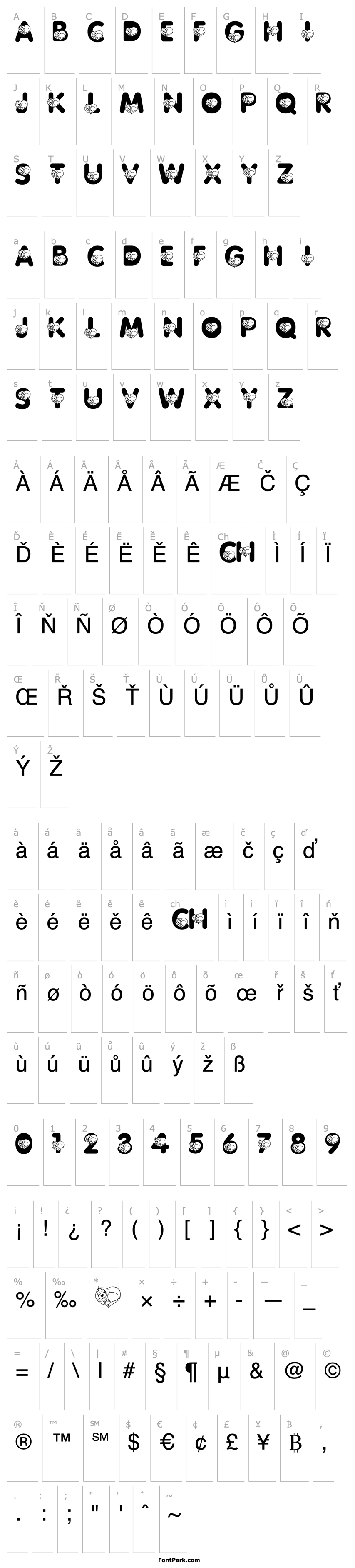 Overview LMS Clifford, The Big Red Font