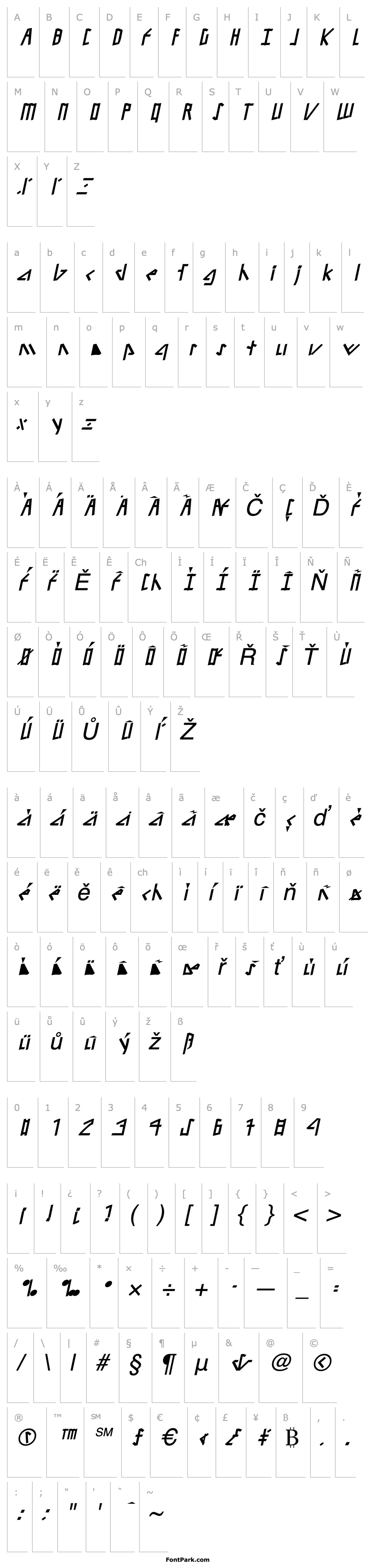 Přehled LoblowSSK Italic