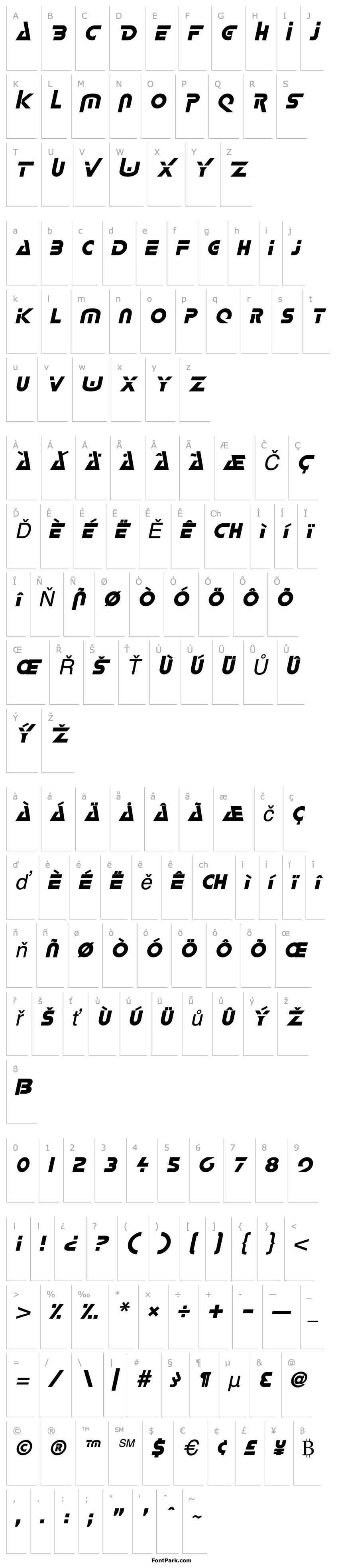 Přehled Logash Italic