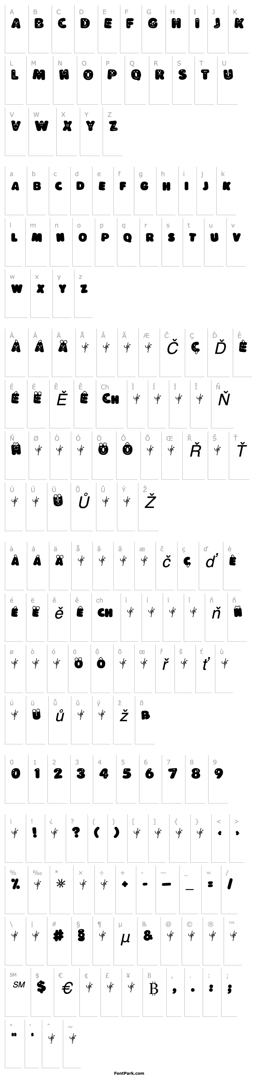 Overview LoKinderSchrift Dunkel