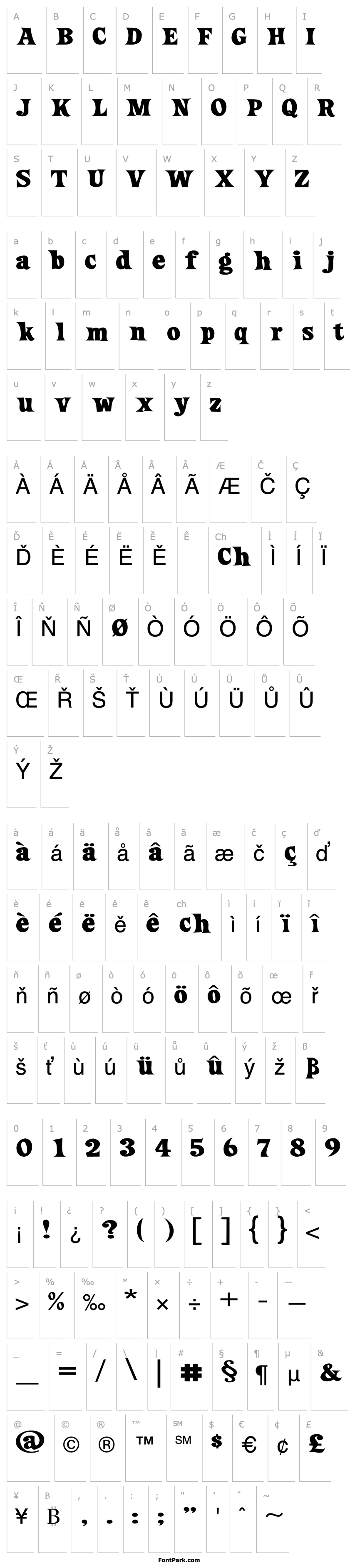 Overview Loose New Roman Wide