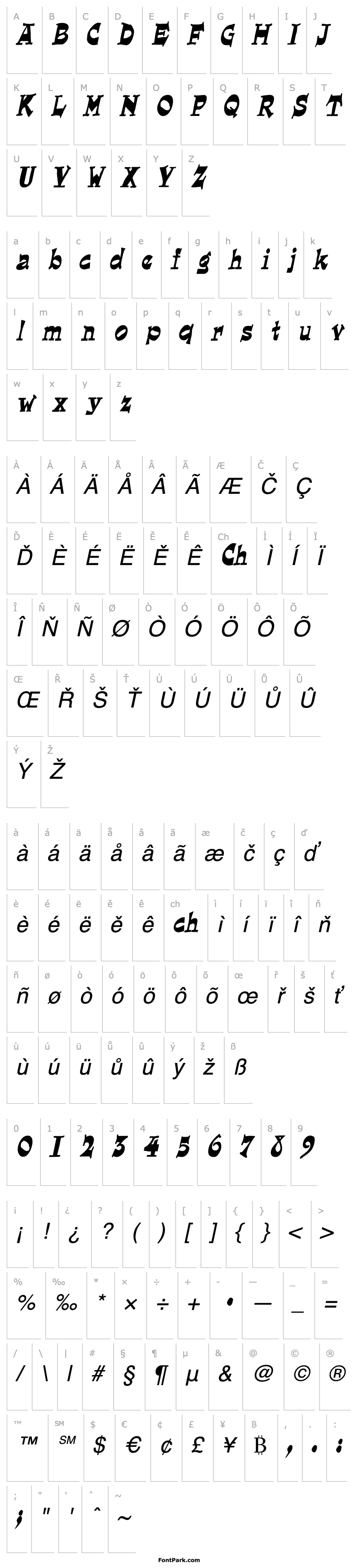 Přehled LoungerCondensed Oblique