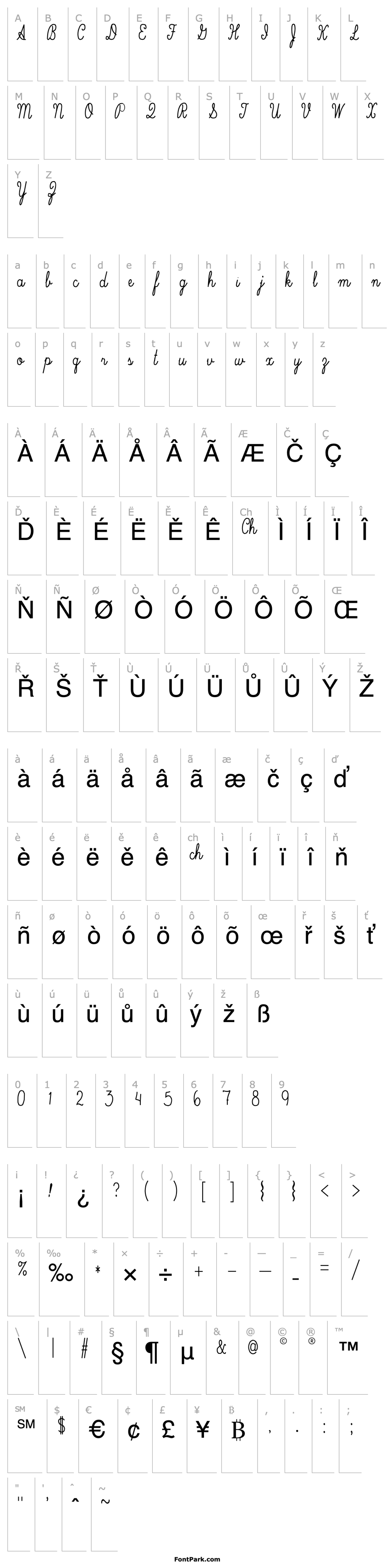 Přehled LSC Script Medium