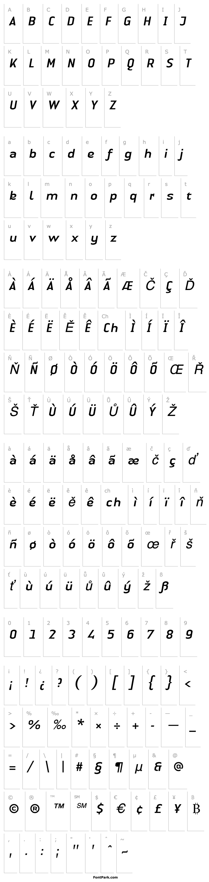 Overview LTAuthenticSans-Italic