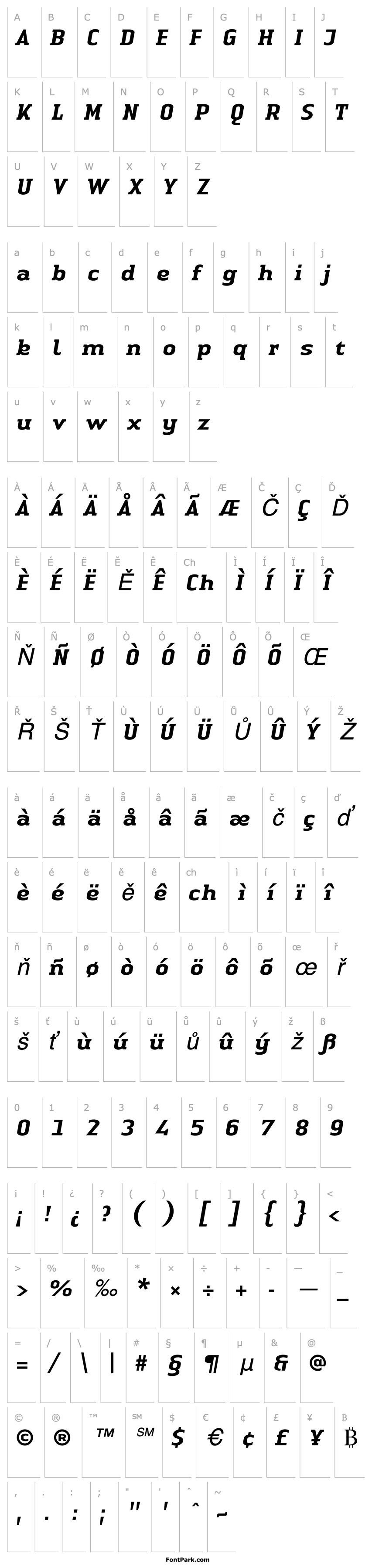 Overview LTAuthenticSerif-MediumItalic