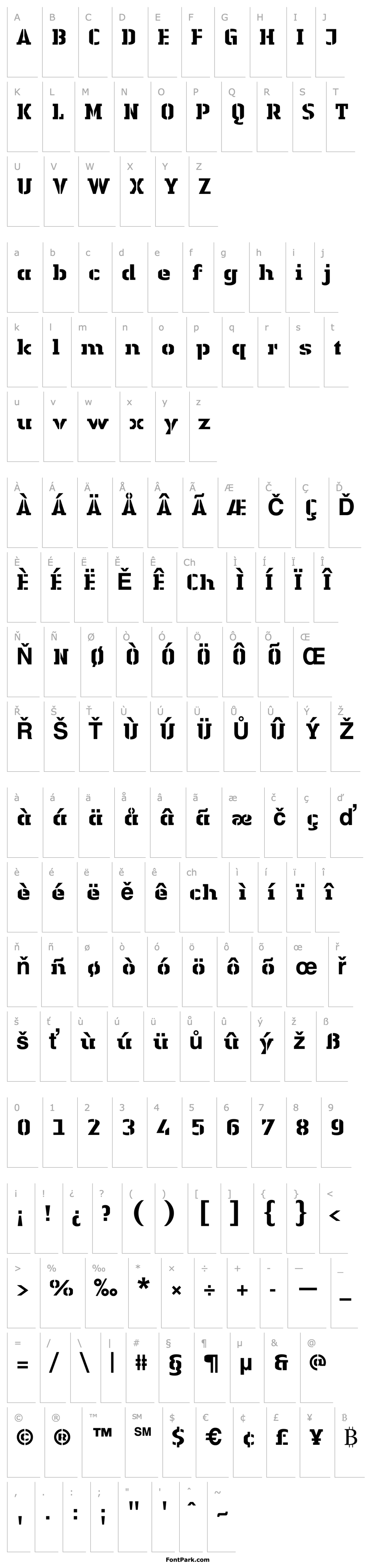 Overview LTAuthenticStencil-Heavy