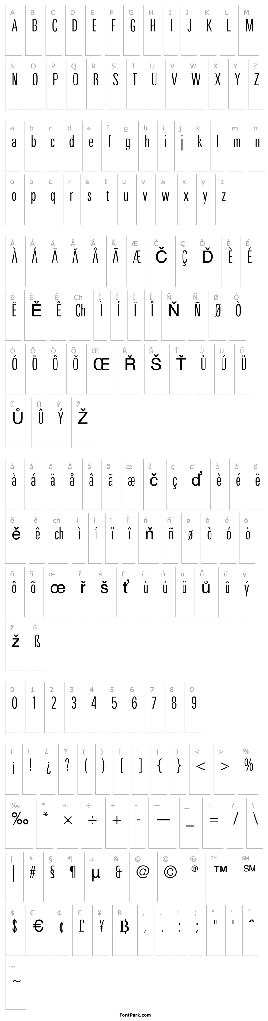 Přehled LTUnivers-CompLight