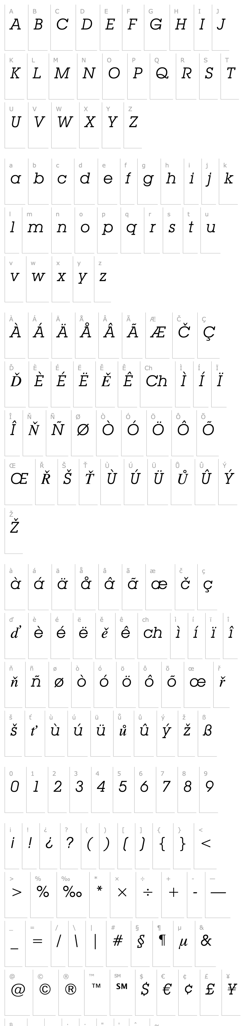 Přehled Lubalin Graph Book Oblique BT