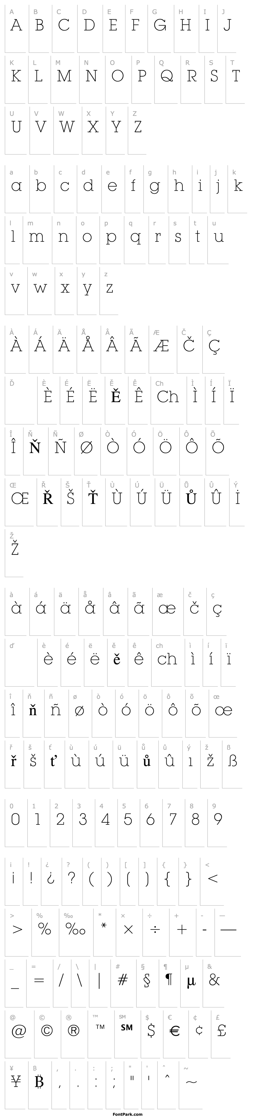 Přehled Lubalin Graph Extra Light BT