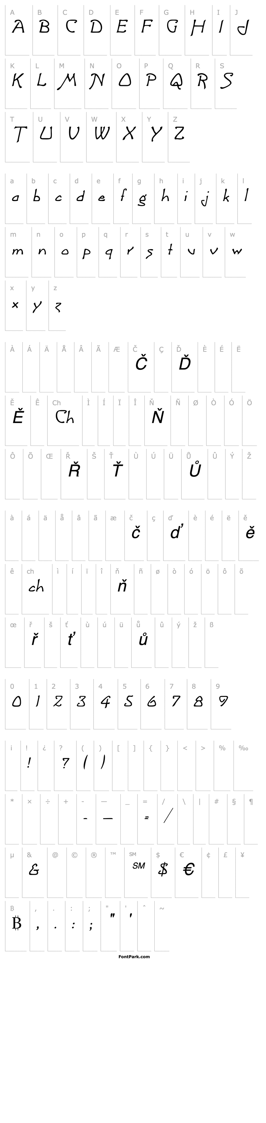 Přehled Lublick Italic