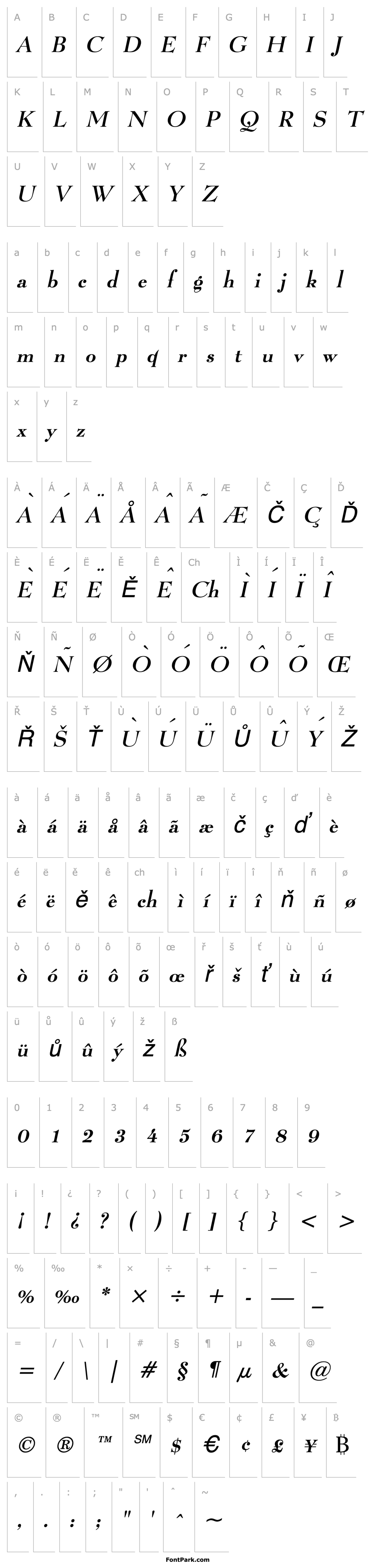 Overview Luciano Italic