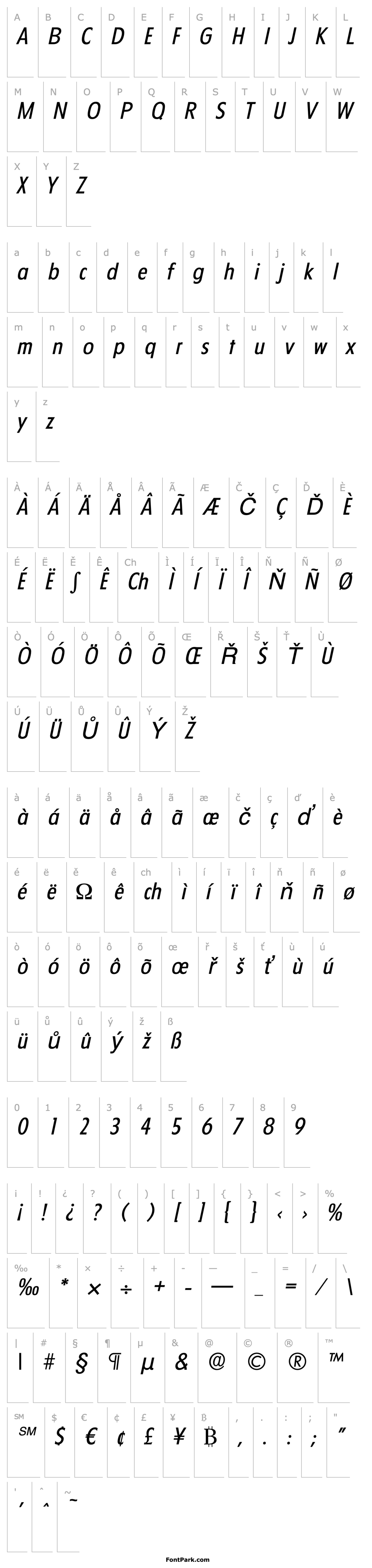 Přehled LuisBecker Italic