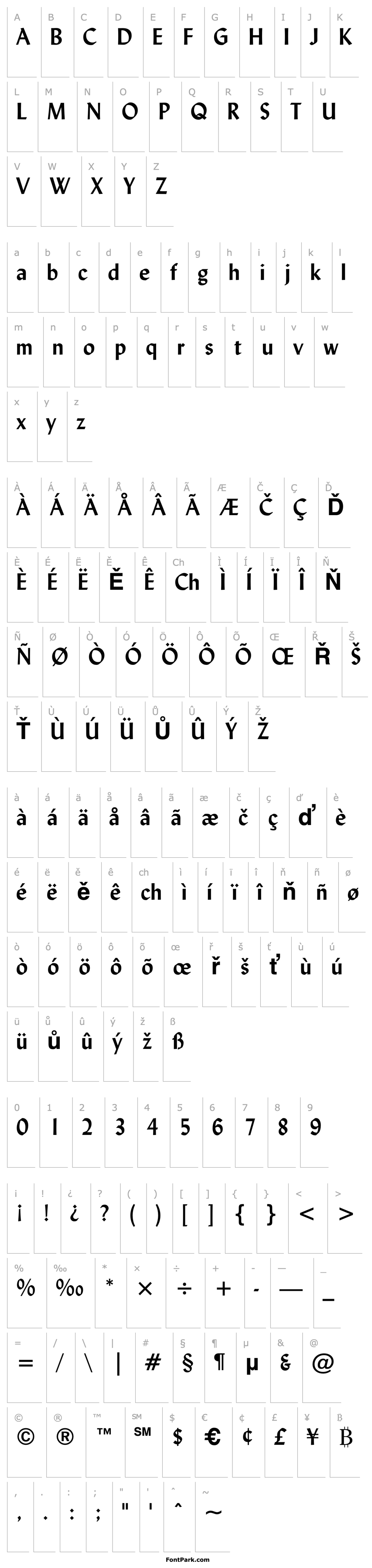 Overview Lydian Bold BT