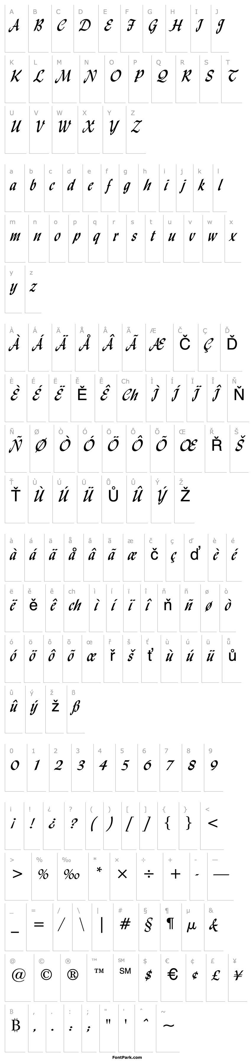 Overview Lynda Cursive Normal