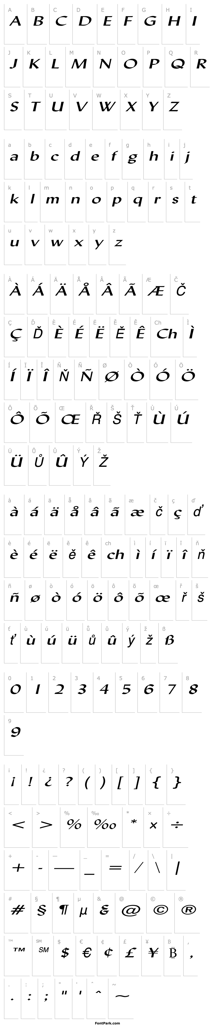 Overview Lynda Extended Italic