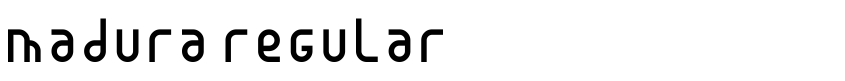 Font Madura Regular by Adien Gunarta
