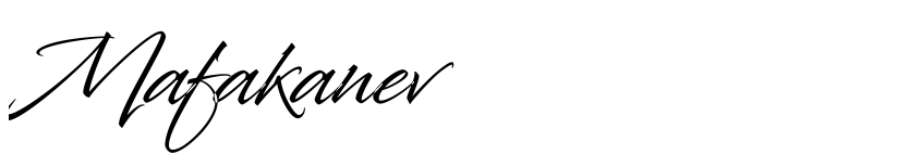 Font Mafakanev by Youssef Habchi