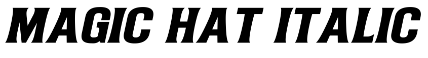 Preview Magic Hat Italic