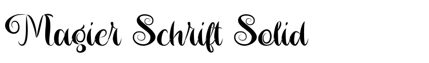 Font Magier Schrift Solid by Misti's Fonts