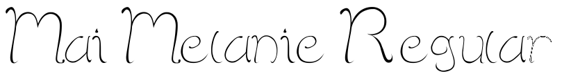 Preview Mai Melanie Regular